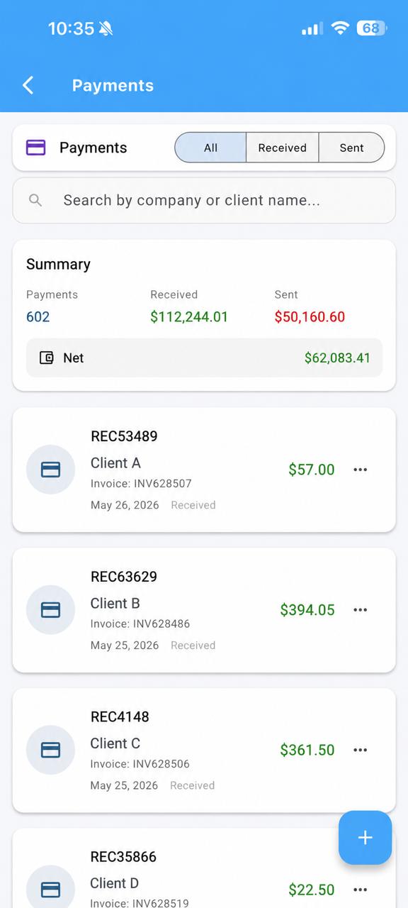 Payment tracking